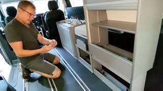 How to fit a Vangear campervan Maxi Modular system [upl. by Vogeley]