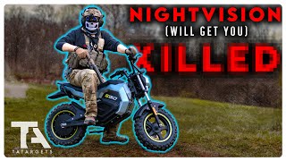 Night Vision  EGO Power Mini Bike [upl. by Meredi84]