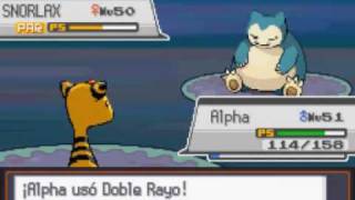 Pokemon oro Heart Gold plata Soul Silver  vs Snorlax [upl. by Pincus443]