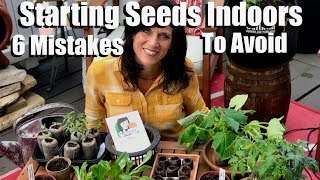 Spring Garden Starting Seeds Indoors  6 Mistakes to Avoid  Spring Garden Series 1 [upl. by Annalee]