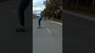 longboard carving through the city shorts longboard [upl. by Ahto]