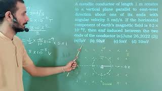 Induced Current in Loop47 jeemains Physics EMI [upl. by Narot]