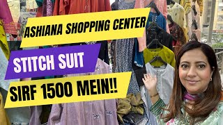 Ashiana market karachi  itnay zabardast stitch suit woh bhi sirf 1500 main 👗💃 [upl. by Croft]