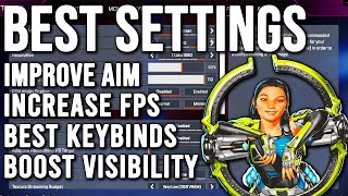 BEST APEX LEGENDS SETTINGS SEASON 19 FULL GUIDE IN DEPTH UPDATED [upl. by Iralav631]