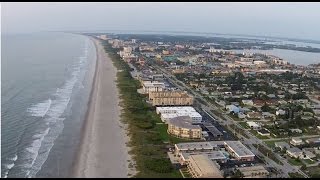 Cocoa Beach and Pier by Drone Amazing 360 Mile High Tour amp Discovery LAUNCH [upl. by Sakul]