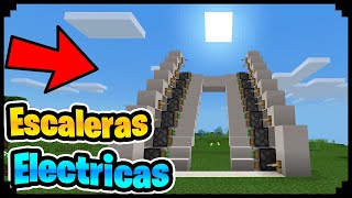 ESCALERAS ELECTRICAS AUTOMATICAS Minecraft Tutorial 2021 Facil [upl. by Ontine617]