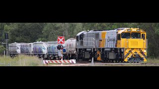 2904 amp 2906 water wagon and ballast transfer wacol to Toowoomba [upl. by Nauqaj]