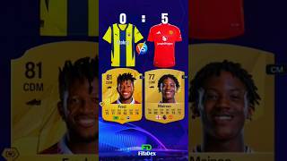 EA FC 25 Fenerbahçe vs Manchester United fifa football fc25 shorts [upl. by Atronna]