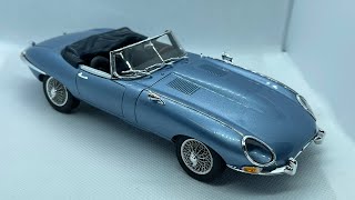 Engine and Final Assembly New Revell Jaguar EType 124 scale Roadster [upl. by Merriman]