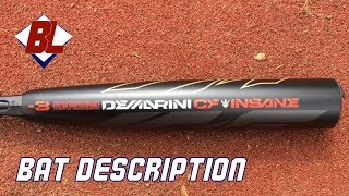 2019 DeMarini CF Insane 3 BBCOR Baseball Bat VideoReview [upl. by Sharona]