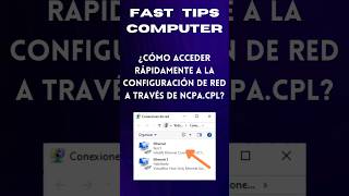 ¿Cómo acceder rápidamente a la configuración de red a través de ncpacpl en Windows 10 [upl. by Gunn]