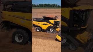 Power of new Holland combineyoutubeshorts agriculture farming new holland [upl. by Ramu]