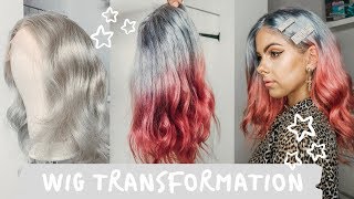 WIG TRANSFORMATION WITH COLORISTA PERMANENT GEL ad [upl. by Leyla]