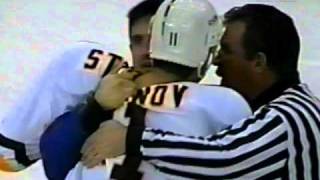 Bob Boughner vs Alek Stojanov Mar 23 1996 [upl. by Odille]