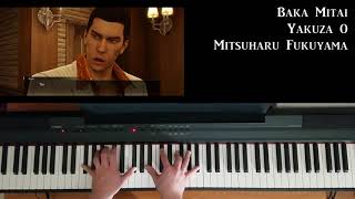 Baka Mitai Dame Da Ne  Jazz Version • Yakuza 0 2015 • Piano Cover [upl. by Hgierb]