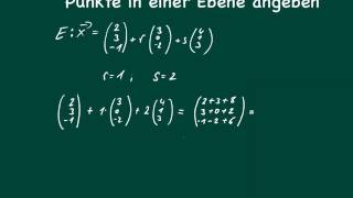 Abitur Punkte in der Ebene  mit Beispielen [upl. by Lleznod31]