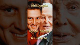 A Hollywood Legend actor Kirk Douglas then and now shorts antesedepois kirkdouglas [upl. by Shepard127]