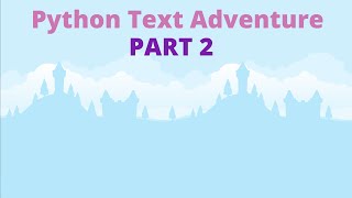 Making A Python Text AdventureRPG  Part 2  Character Creation [upl. by Arded]