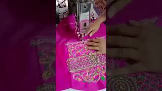 Embroidery హ్యాండ్ స్టిచింగ్ సింపుల్ పద్ధతిలో  rakshitha tailoring l [upl. by Fidel]