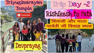 Trip day2Rishikesh to Fatadaily vlog [upl. by Britteny]