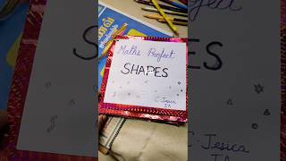 Grade 1 Maths ProjectShapesUsing Different Waste Materials jesihandicraft [upl. by Kylila]