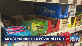 Smršťování sladkostí Cena zůstává ale množství se snižuje Lepší než zdražovat tvrdí výrobci [upl. by Zeba142]