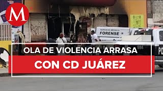 Ciudad Juárez 9 muertos por riña en penal y quemas [upl. by Dustie]