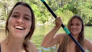 Paddle Boarding Kings Bay with Manatees FLORIDA [upl. by Nacnud]