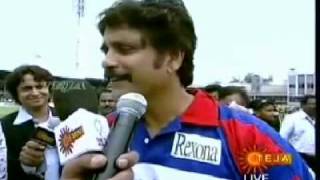 ManaTeluguMoviesnet  Tollywood T20  Chiru Cheetahs vs Nag Kings  1  Toss [upl. by Maher]