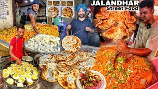 Top 5 Famous Street Food in Jalandhar  Kulcha Chole Nutri kulcha Pakoda amp Rabri Faluda [upl. by Center245]