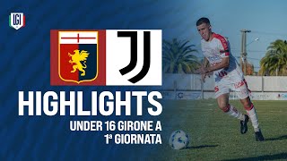 Highlights GenoaJuventus U16 AB 1ª giornata stagione 202425 [upl. by Ancel]