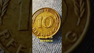 1977 10 PFENNIG BIG HISTORICAL AND COLLECTIBLE VALUE FOR SALE [upl. by Vivia]