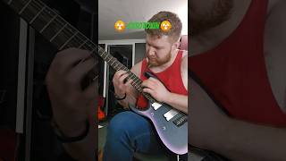 Cytotoxin  Radiatus Generis Intro  Practice Day 2 100 Speed shorts guitar metal [upl. by Xila]