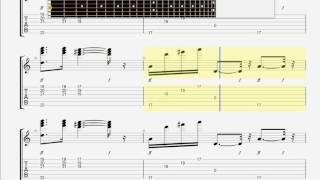 Black Sabbath Changes GUITAR 1 TABLATURE [upl. by Airdnassac]