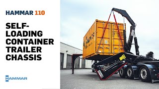 Hammar 110 Sideloader overview  How to move amp lift heavy containers [upl. by Hannahoj]