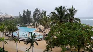 Le Meridien Mauritius 🇲🇺 beautiful in the rain 🌧 [upl. by Alyhs]