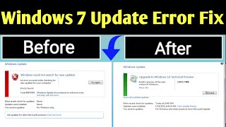 Windows 7 Ko Update Kaise Kre windows 7 ko update kaise karen 2023windows 7 update error 80072efe [upl. by Pierette329]