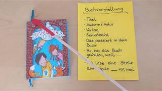 Wie mache ich eine Buchvorstellung  Rikes Schulkiste [upl. by Arahs]