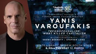 Yanis Varoufakis Technofeudalism  Sydney [upl. by Maurilia]