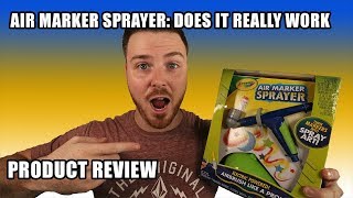 DOES THE AIR MARKER SPRAYER WORK │ PRODUCT REVIEW [upl. by Schoof]