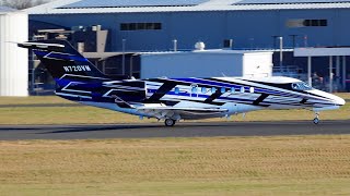 Stunning Longitude N720VM Landing at Trenton Mercer  12142023 [upl. by Eduam]