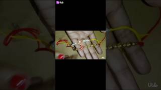 rakhi making ideas rakhi diy shorts [upl. by Routh]