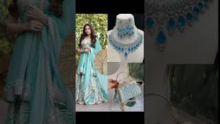 Dheme dheme song viral 😔😔jannatzubairdress machining necklace set and hand bags 💗shortvideo 💕 [upl. by Gniw]