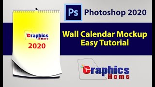 How To Create a Professional Wall Calendar Mockup in Photoshop [upl. by Nnaharas]