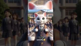 a cat who succeeds in his studies because of his mothers love catstory shortvideo catshorts [upl. by Sarena]