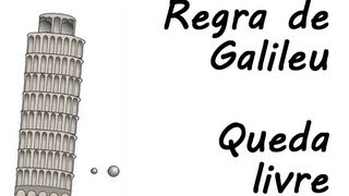 Queda livre  UNESP 2013  Regra de Galileu [upl. by Lindly]