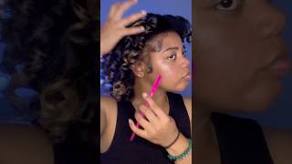 Wand Curls 🌀🪄 hairstyle hairtutorial naturalbeauty naturalhair wandcurls [upl. by Nolyarb]