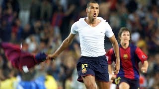 RIVALDO 3 GOALS VS VALENCIA 2001 [upl. by Greenman]