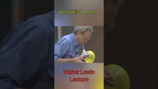 Understanding Bernoullis Theorem Walter Lewin Lecture shorts physics [upl. by Anon]