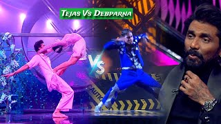 NEW  Tejas Vs Debparna Battle in Indias best dancer Vs Super dancer Champions ka Tashan New Show [upl. by Hailee]